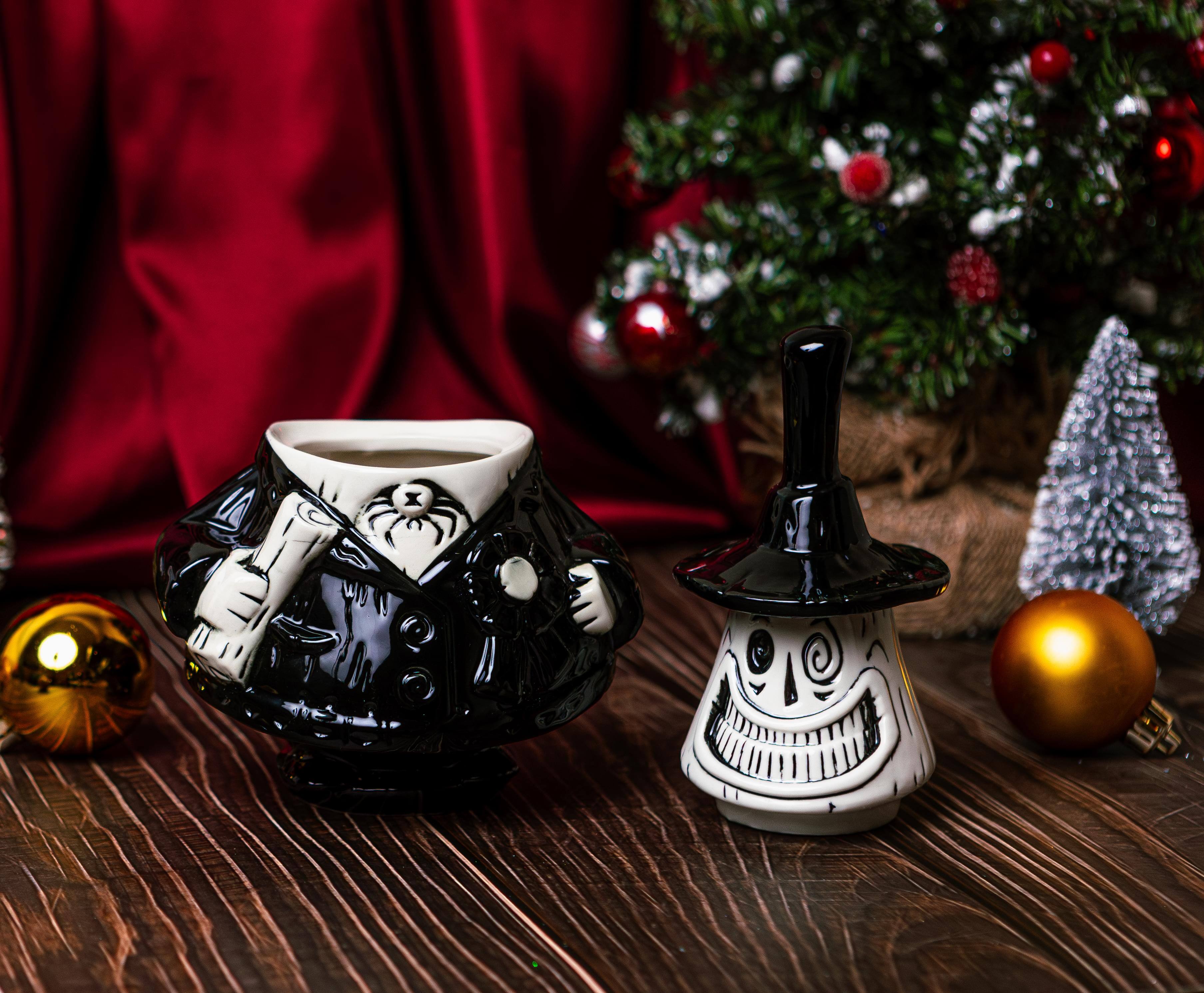 Alt View 3. Disney - Geeki Tikis Disney The Nightmare Before Christmas The Mayor 16-Ounce Ceramic Mug - White.