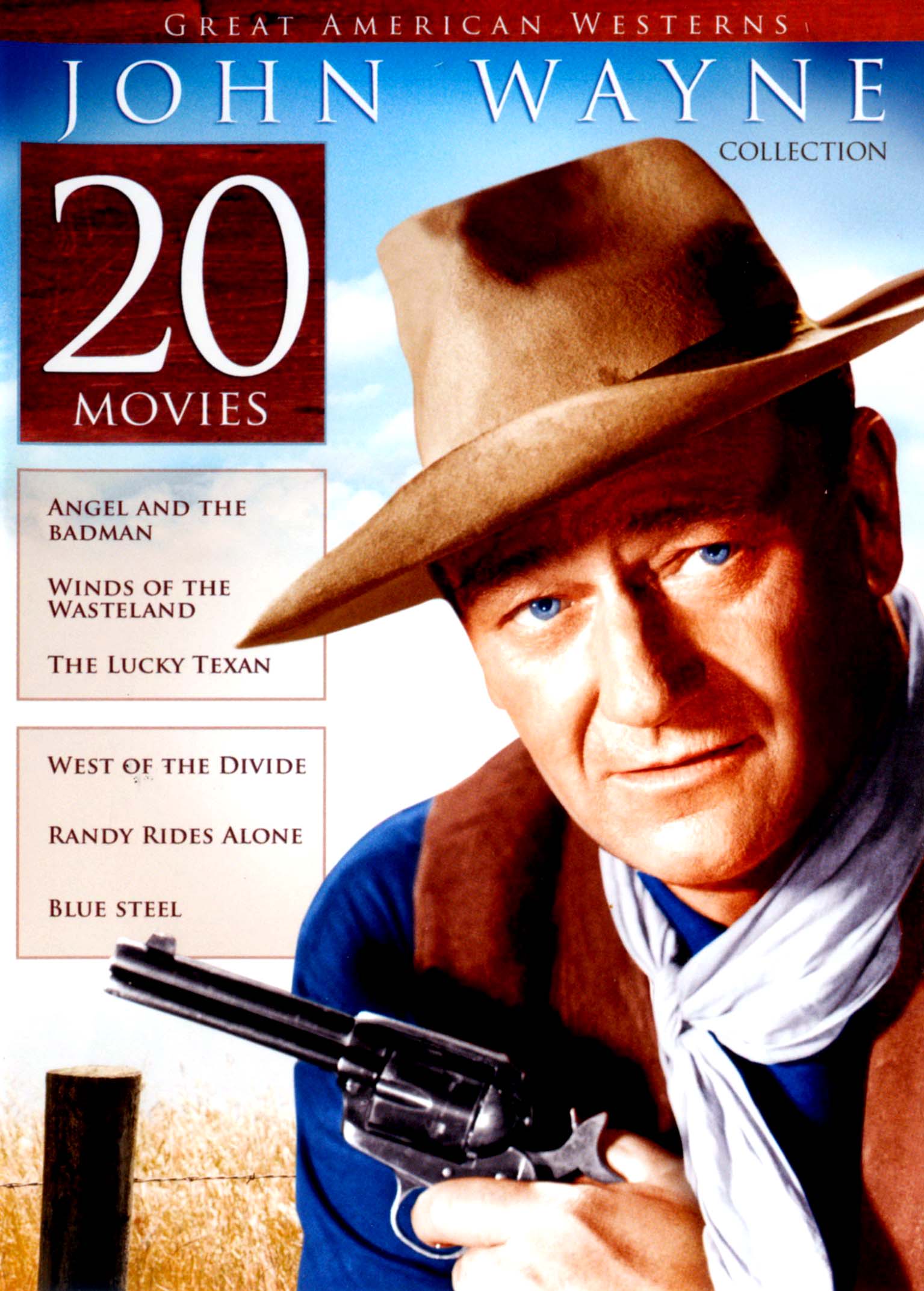 Great American Westerns John Wayne Collection Movies Discs Dvd