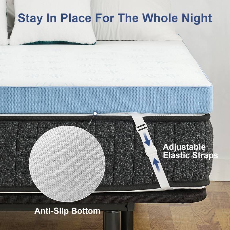 Stay In Place For The Whole Night

Adjustable Elastic Straps

Anti-Slip Bottom