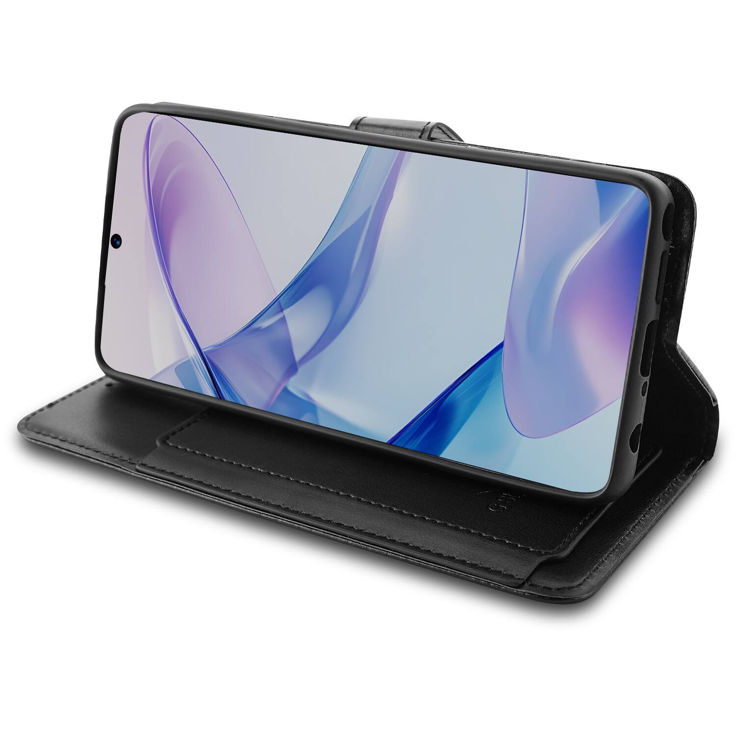 Alt View 2. BASELINE - baseline Wallet Folio Case for Motorola Moto G Stylus 5G (2026) / Moto G Stylus 5G (2025) - Black - Black.