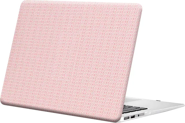Front. SaharaCase - Woven Laptop Case for Apple MacBook Pro 14" M1, M2, M3 Chip Laptops - Pink.