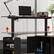 Alt View 6. FUFU & GAGA - FUFU&GAGA L - Shaped Electric Standing Desk - Adjustable Height, Home & Office Workstation - Brown & Black.