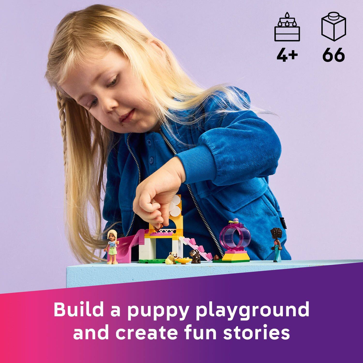 4+ 66
Build a puppy playground and create fun stories