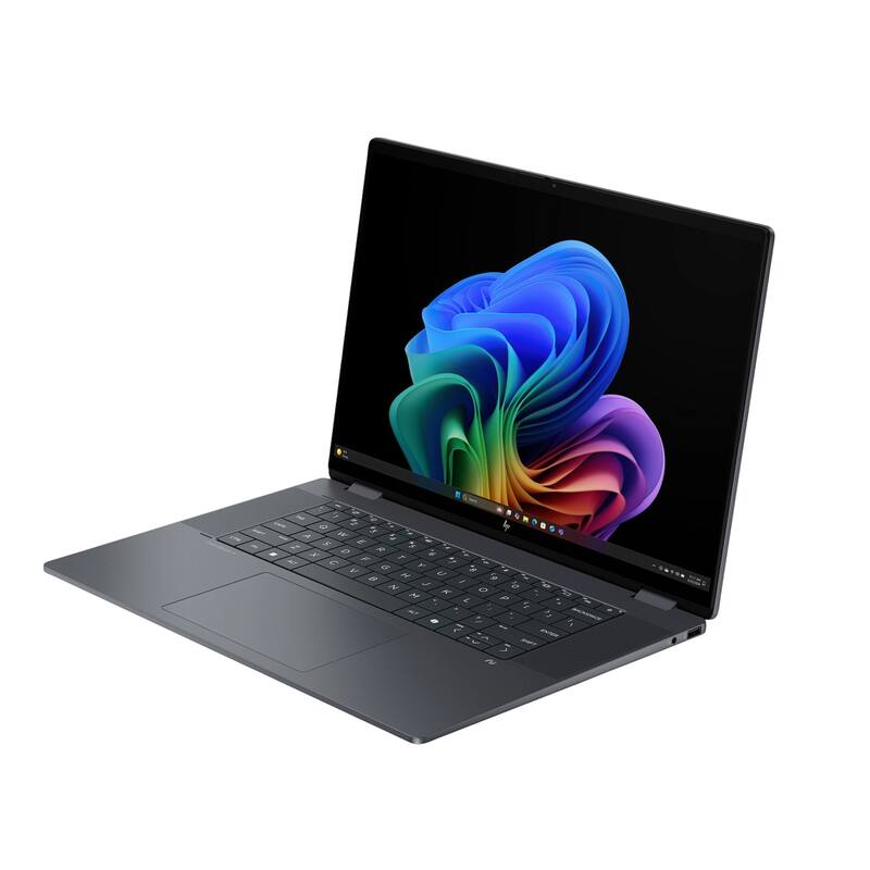 Alt View 1. HP - HP OmniBook X Flip 16" 3K OLED Touchscreen 2-in-1 Laptop,Ultra 9 288V,32GB RAM,2TB SSD,Backlit Keyboard,Win 11 Pro,Gray - Gray.