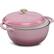 Front. Best Choice Products - Best Choice Products 7.5 Quart Enamel Cast-Iron Dutch Oven, Heavy-Duty Cookware w/ Dual Handles, Lid - Pink Champagne - Pink Champagne.