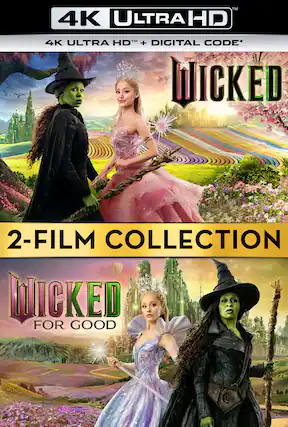 Front. Wicked 2-Film Collection - 4K Blu-Ray.