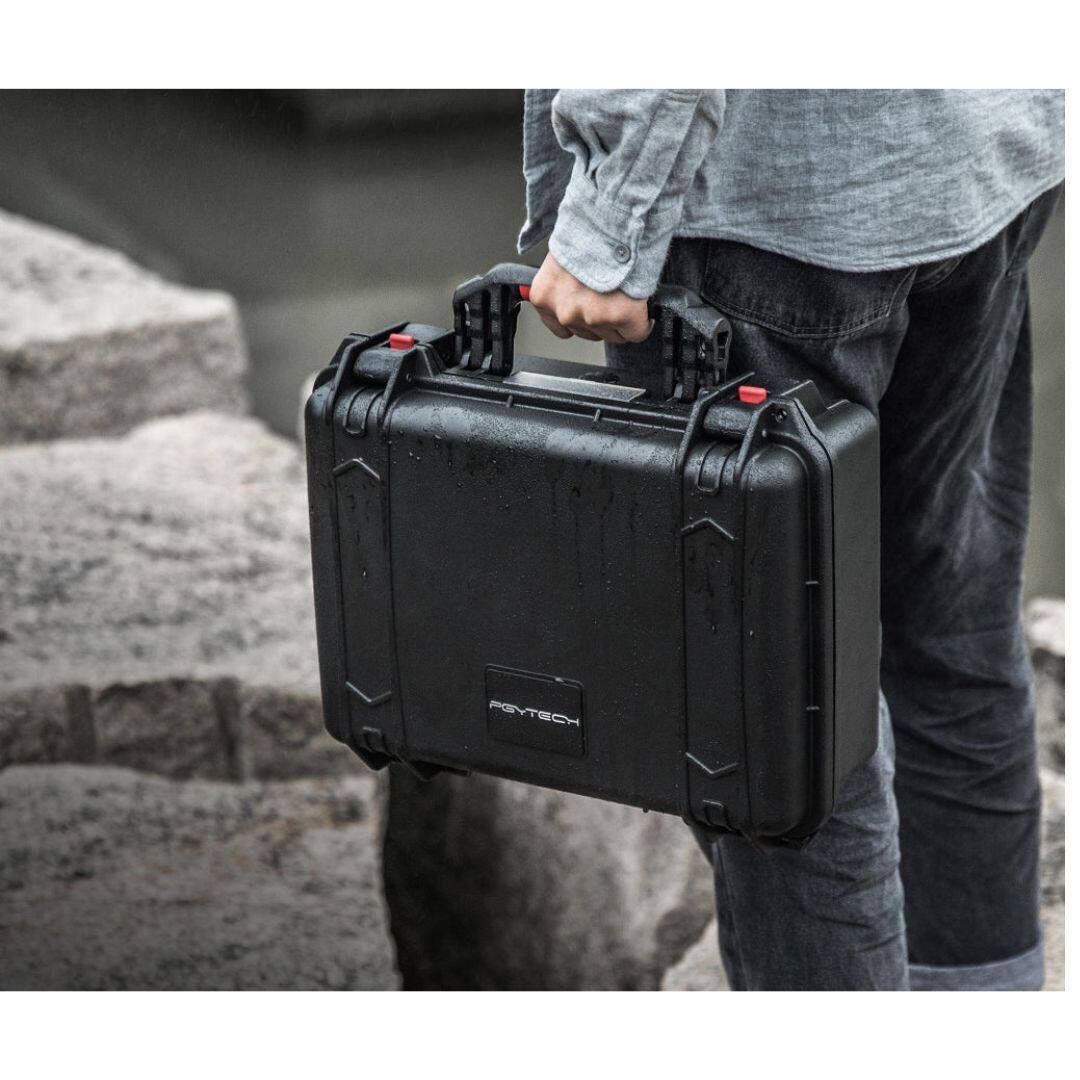 Angle. PGYTECH - PGYTECH DJI AVATA Safety Carrying Case with EVA Shock-Proof Lining and IP67 Waterproof.