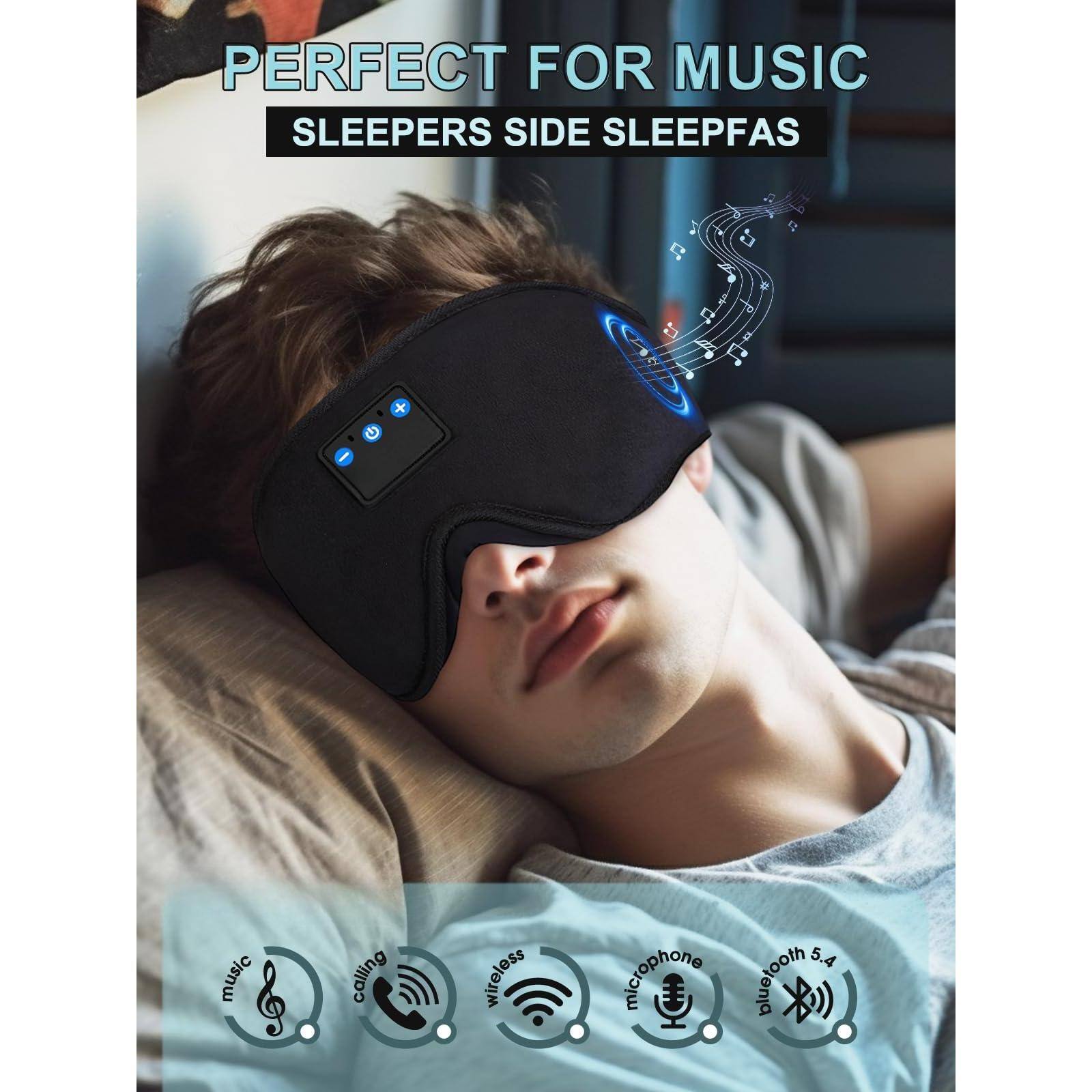 PERFECT FOR MUSIC  
SLEEPERS SIDE SLEEPFAS  

- Music  
- Calling  
- Wireless  
- Microphone  
- Bluetooth 5.4