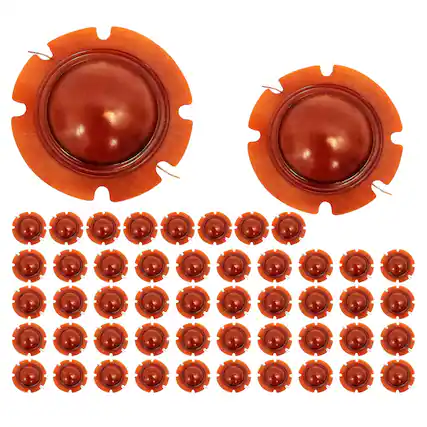 Front. 5 CORE - 5Core 2” Replacement Phenolic Tweeter Diaphragm Voice Coil High Pitch Horn 16Ω-DP1 50PCS - Brown.