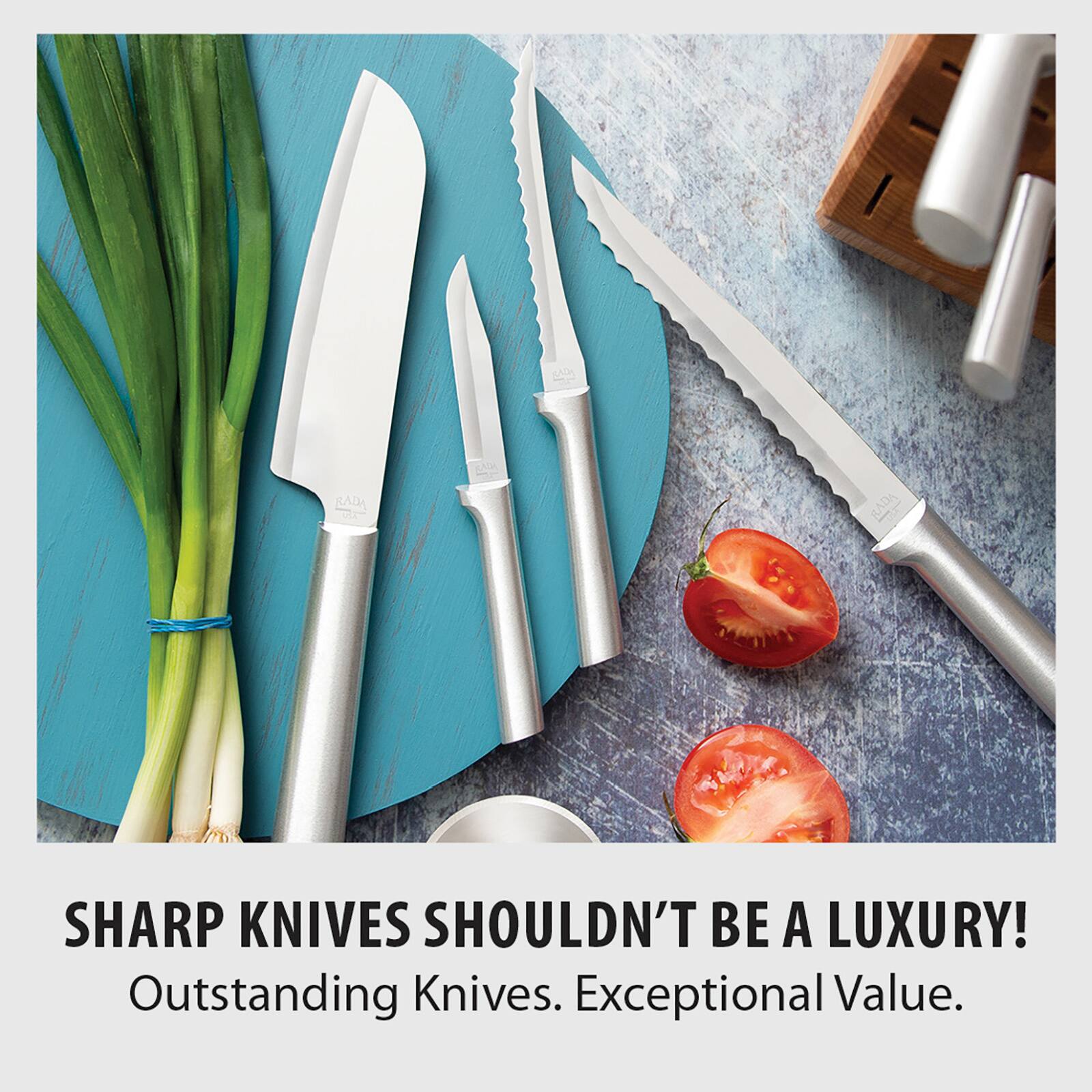 SHARP KNIVES SHOULDN'T BE A LUXURY! Outstanding Knives. Exceptional Value.