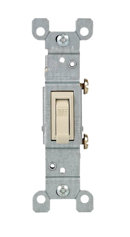 DE5613 NOM 057 CU AND CO CLAD WIPE ON USA OFF IME LEVITON 4ADG 15A 120 VAC ONE L A