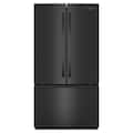 Whirlpool - 36 in. Wide 31 cu. ft. French Door Refrigerator with Ice Maker and Family-Sized Capacity - Black