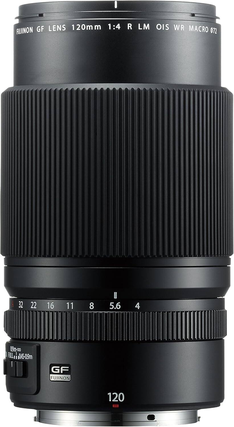 FUJINON GF LENS 120mm 1:4 R LM OIS WR MACRO 072

32 22 16 11 8 5.6 4

0.9m-∞ FILL 0.45-0.9m

GF FUJINON 120