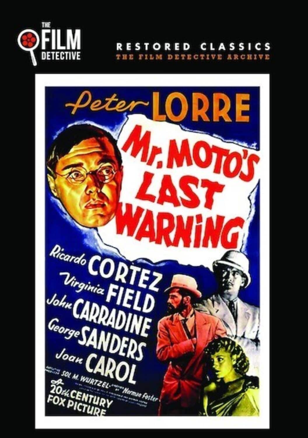 Mr. Moto's Last Warning  - DVD