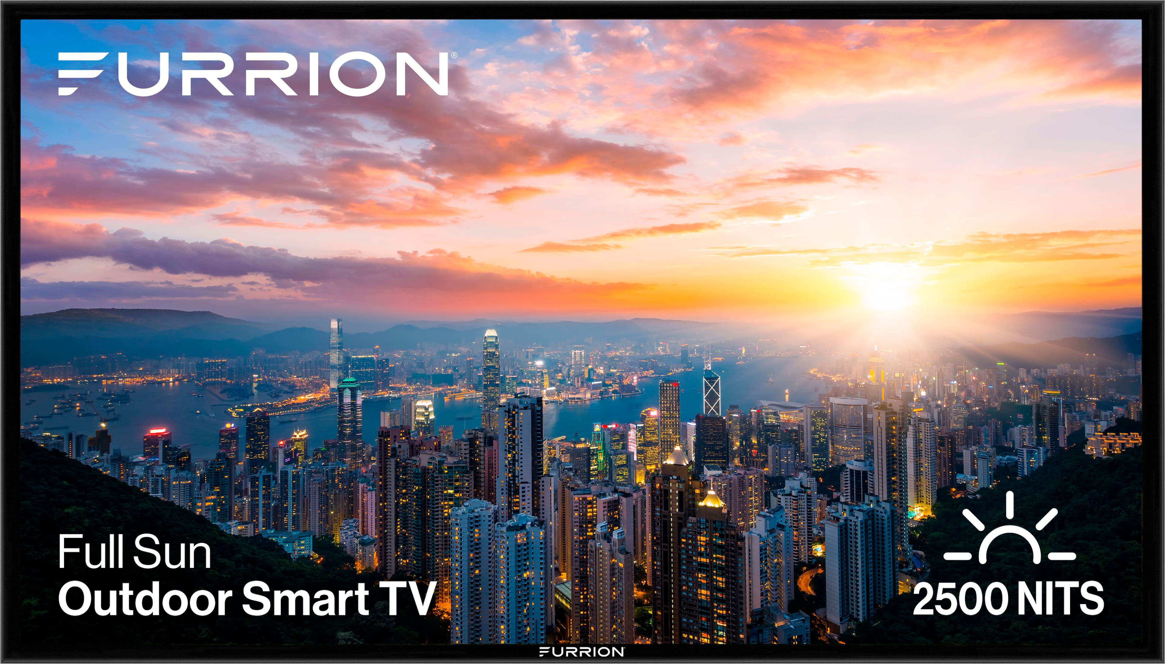 Furrion - Aurora 65" Full-Sun Pro Series 4K UHD LED Outdoor Smart TV - 2500 nits - Front_Zoom