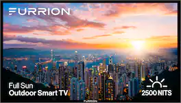 Furrion - Aurora 65" Full-Sun Pro Series 4K UHD LED Outdoor Smart TV - 2500 nits