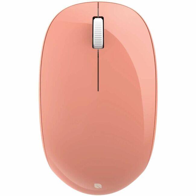 Front. Incase - Incase Designed by Microsoft Bluetooth Mouse - Optical - Wireless - Bluetooth - Peach - Scroll Wheel - 4 Button(s) - Peach.