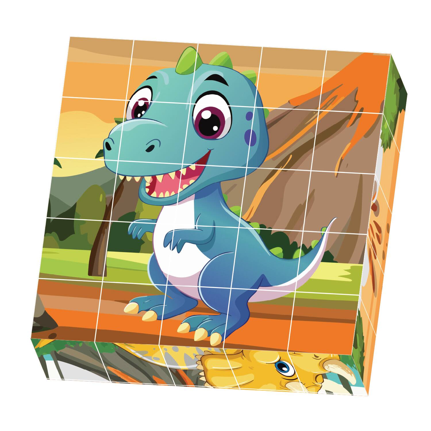 Alt View 7. Contixo - Contixo ST9 25-Piece Magnetic Dinosaur Puzzle Blocks – 6 Puzzles in One, STEM Learning Toy for Kids Ages 3+.
