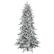 Alt View 19. Costway - 7.5 FT Pre-Lit Christmas Tree Snow Flocked Hinged 1107 Branch Tips & 350 Lights - Green/White.