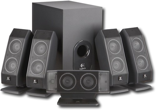 Buy: Logitech X-540 Multimedia Surround Sound Speaker System (6-Piece) 970223-0403