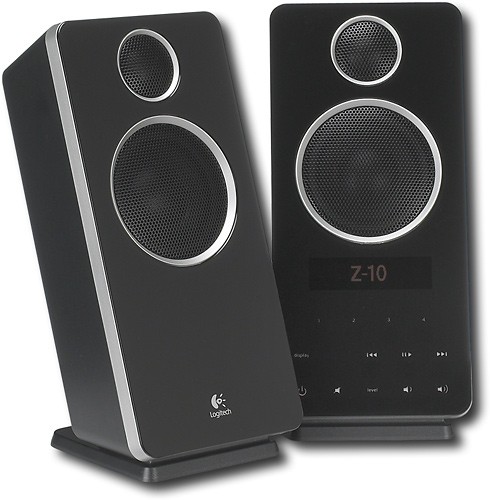 Derved weekend mestre Best Buy: Logitech Z-10 Interactive 2.0 Desktop Speakers (2-Piece)  970243-0403