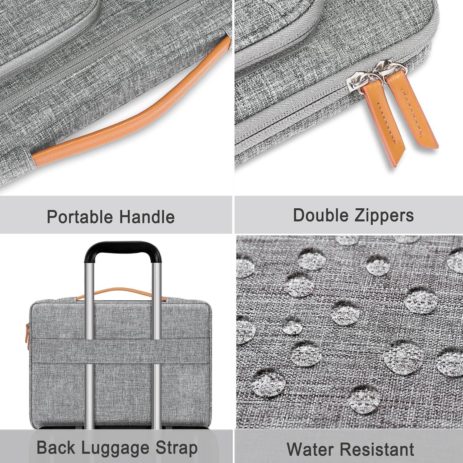 - Portable Handle
- Double Zippers
- Back Luggage Strap
- Water Resistant