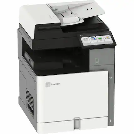 Front. Lexmark - Lexmark MX953se Wired & Wireless Laser Multifunction Printer - Monochrome - TAA Compliant - Copier/Printer/Scanner - 55 - Monochrome.