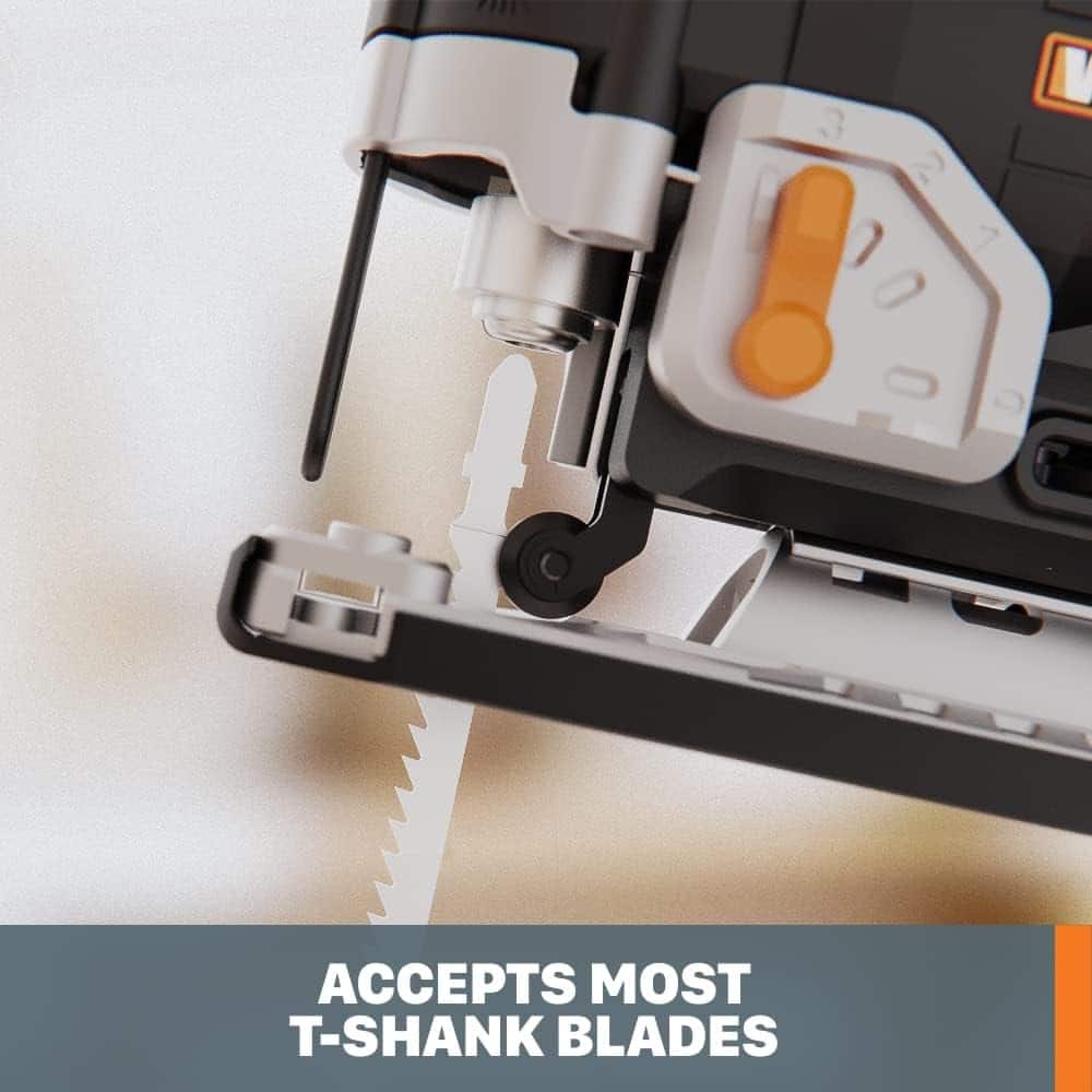 Accepts Most T-Shank Blades