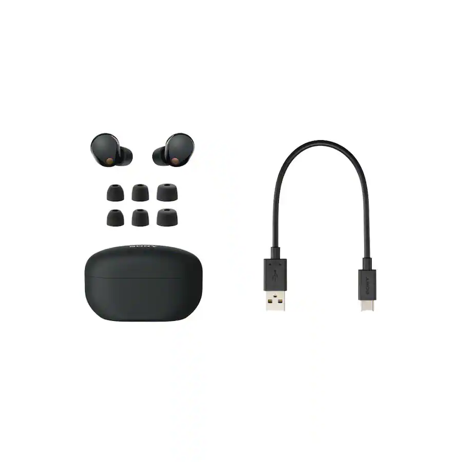 Sony WF 1000XM5 Truly Wireless Noise Canceling Earbuds Black Bundle sony-wf-1000xm5-truly-wireless-noise-canceling-earbuds-black-bundle