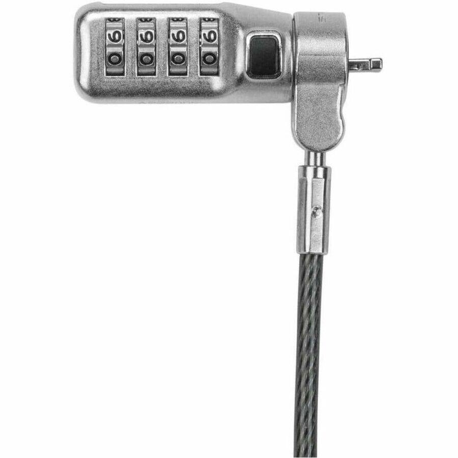 Alt View 2. Targus - Targus DEFCON Compact Serialized Combo Cable Lock - 6.50 ft Cable - Serialized - Combination Lock - Black - Galvanized.