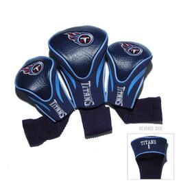 Team Golf - Tennessee Titans 3-Pack Contour Headcover Set - Multicolor