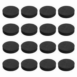 Unique Bargains - Single Sided Speaker Isolation Pads 55x12mm Round EVA Acoustic Foam Anti-Vibration Feet for Speaker Subwoofer, 16pcs - Black