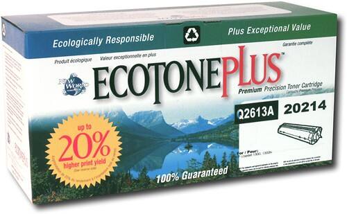 Angle Standard. EcoTonePlus - Toner Cartridge for Compatible Model 13A - Black.