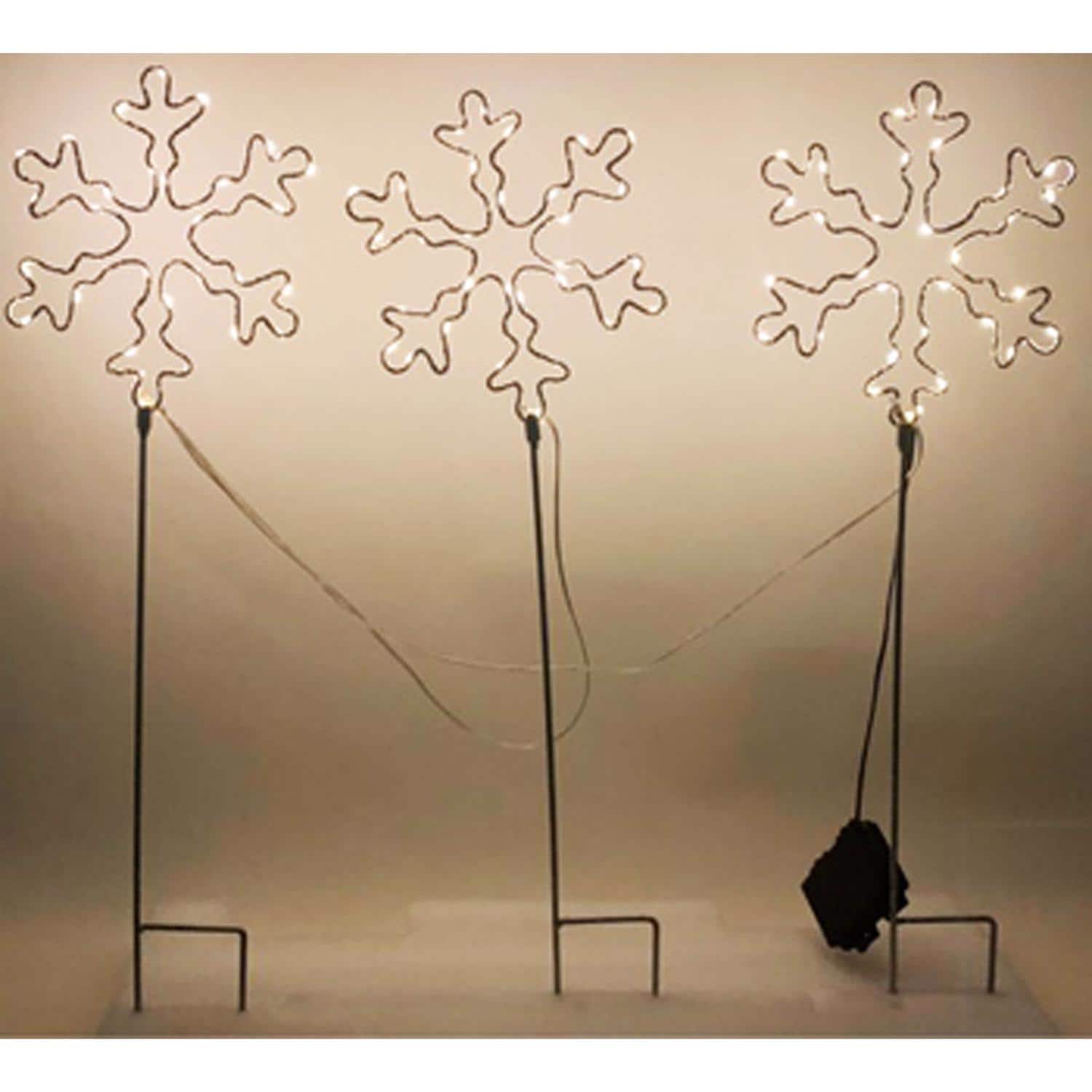 Sienna - LED Snowflake 28 in. Pathway Decor - Warm White