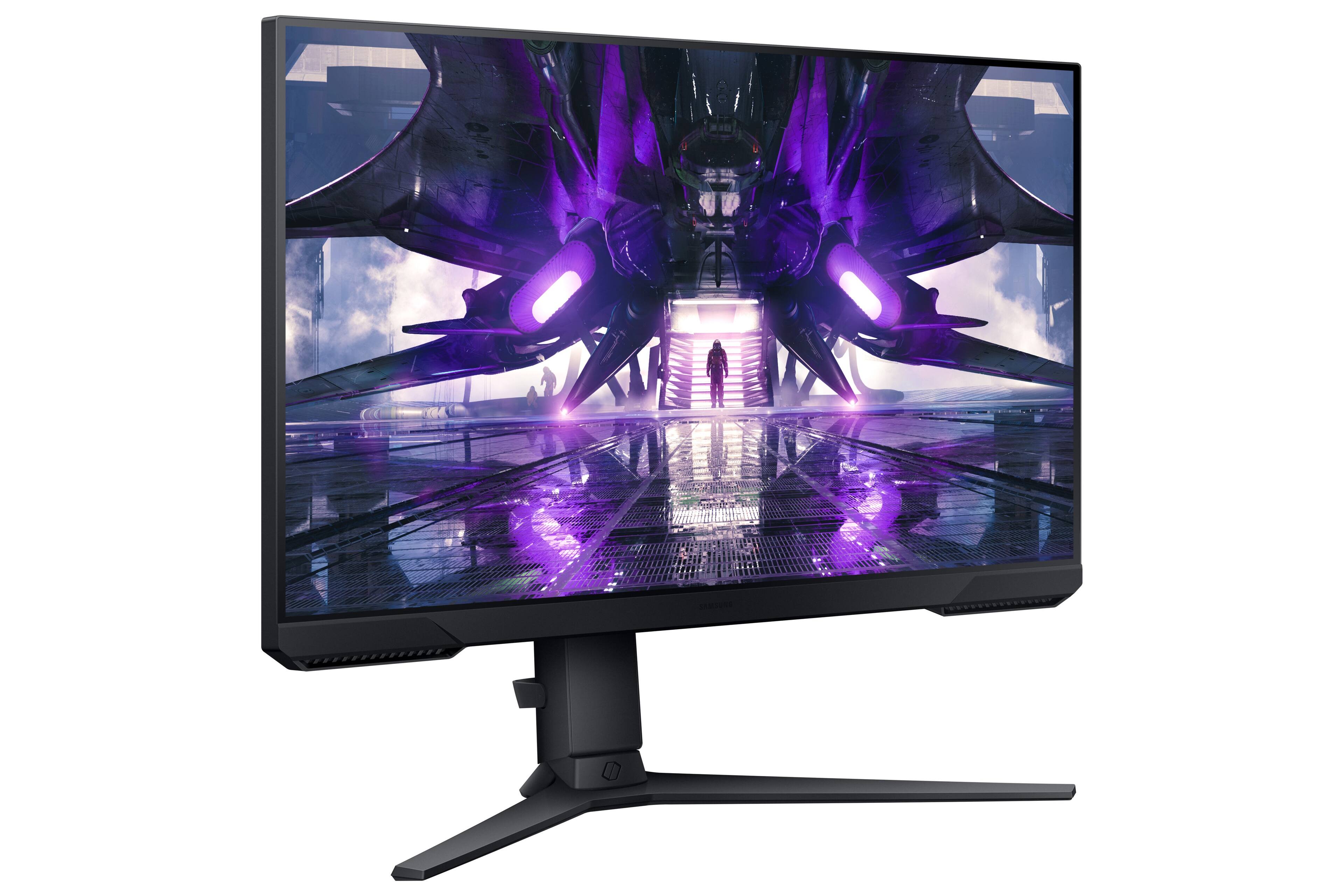 Alt View 12. Samsung - Odyssey G3 24"  FHD FreeSync Premium 144Hz, 1ms Gaming Monitor (DisplayPort, HDMI) - Black.