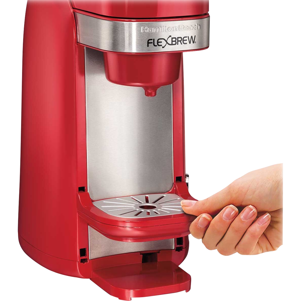 Hamilton Beach FlexBrew Single-Serve Coffee Maker Red  - Best Buy