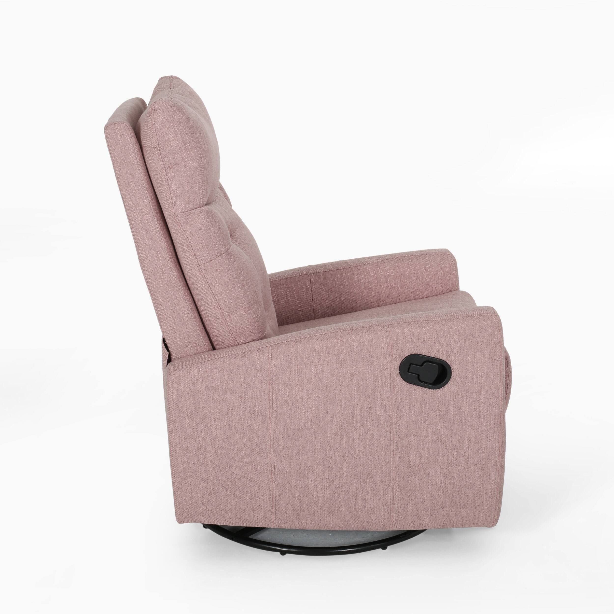 Alt View 5. TinyHomie - Recliner Chairs Swivel Rocker Recliner Chair for Adults Glider Rocking Chair Nursery Recliner for Living Room Reclining - white.