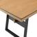 Alt View 32. Walker Edison - Industrial Metal and Wood Dining Table - Light Oak.