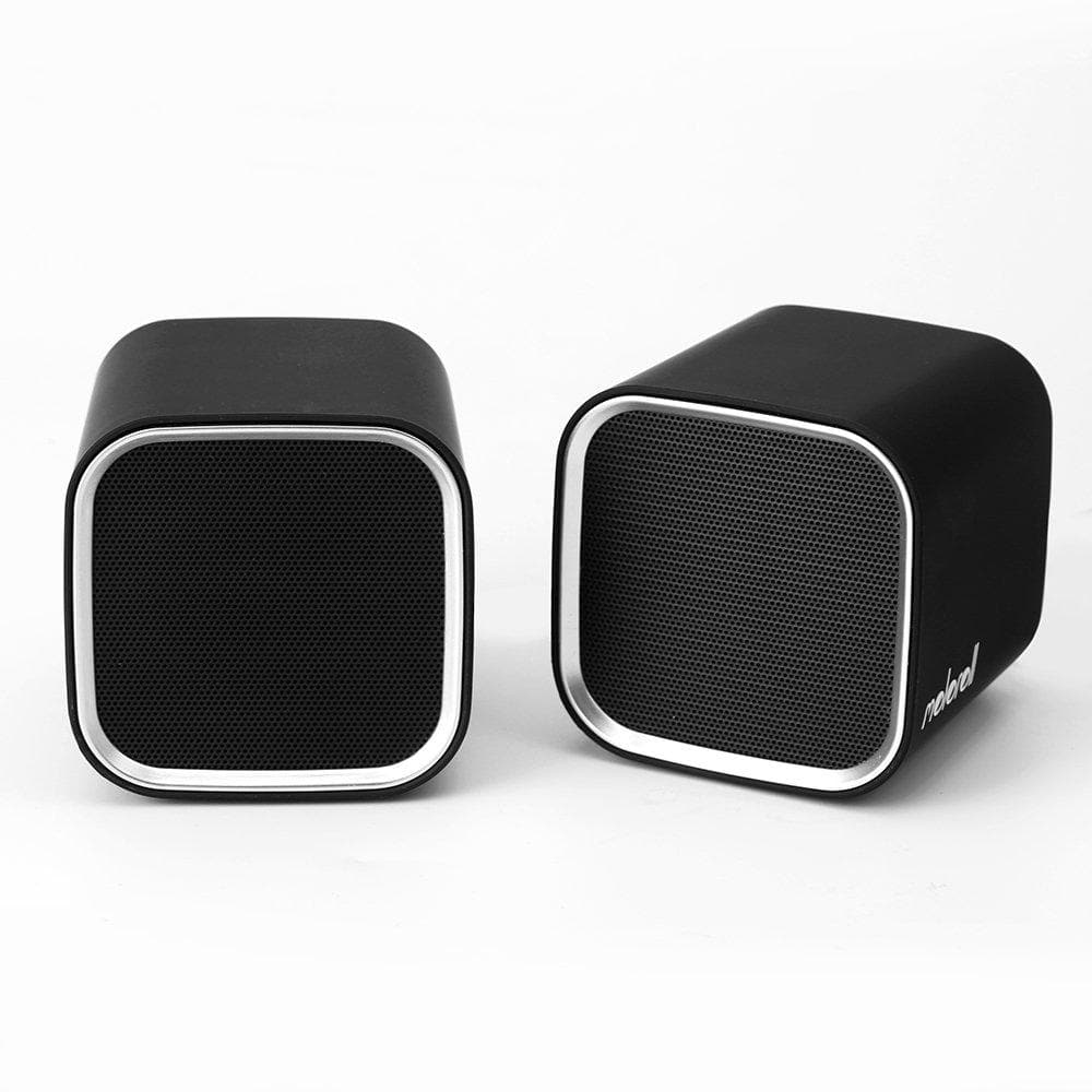 Cozy Serene - Usb Computer Speakers For Desktop Pc Laptop Usb Small Wired 2.0 Channels Dual Stereo Clear With Bass Less Distortion - Default