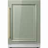 Front. Ca'Lefort - 24 Inch Panel Ready Beverage Refrigerator, 180 Can 3 color LED Beverage Cooler, Built in (Panels Not Included) - Stainless steel.