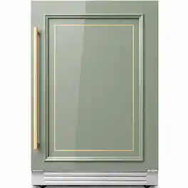 Ca'Lefort - 24 Inch Panel Ready Beverage Refrigerator, 180 Can 3 color LED Beverage Cooler, Built in (Panels Not Included) - Stainless Steel