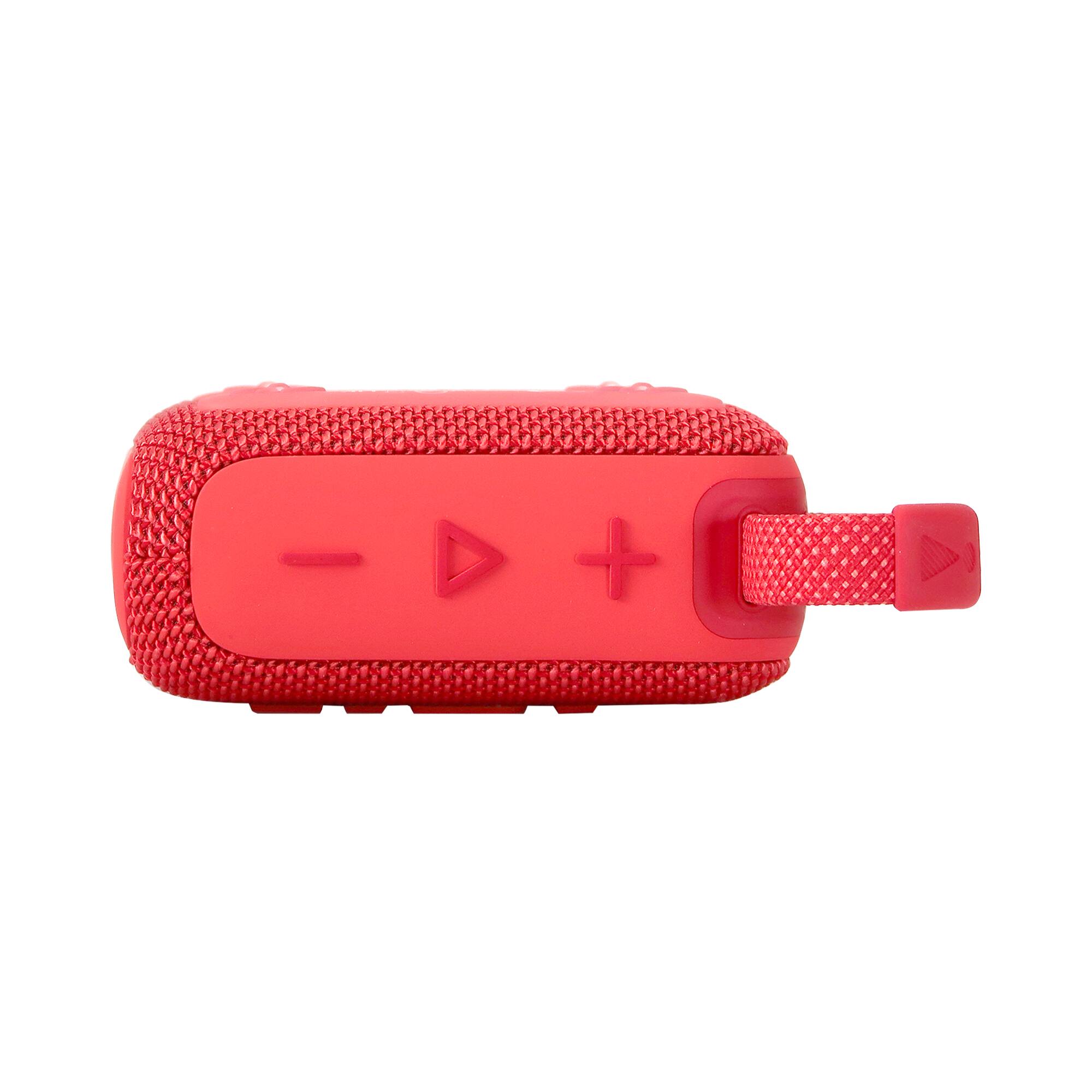 Back. JBL - 2x JBL Go 4 Portable Wireless Bluetooth Speaker (Red) - Red.