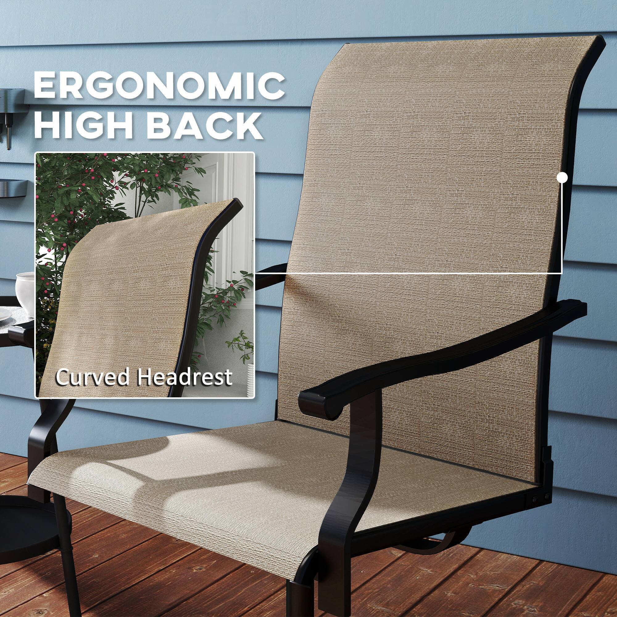 ERGONOMIC HIGH BACK
Curved Headrest