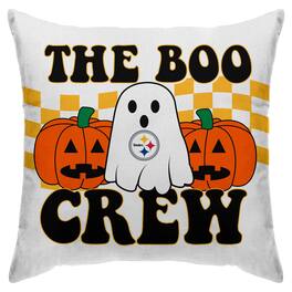 Pegasus - Pittsburgh Steelers 18'' x 18'' Boo Crew Duck Cloth D-cor Pillow Cover - Multicolor
