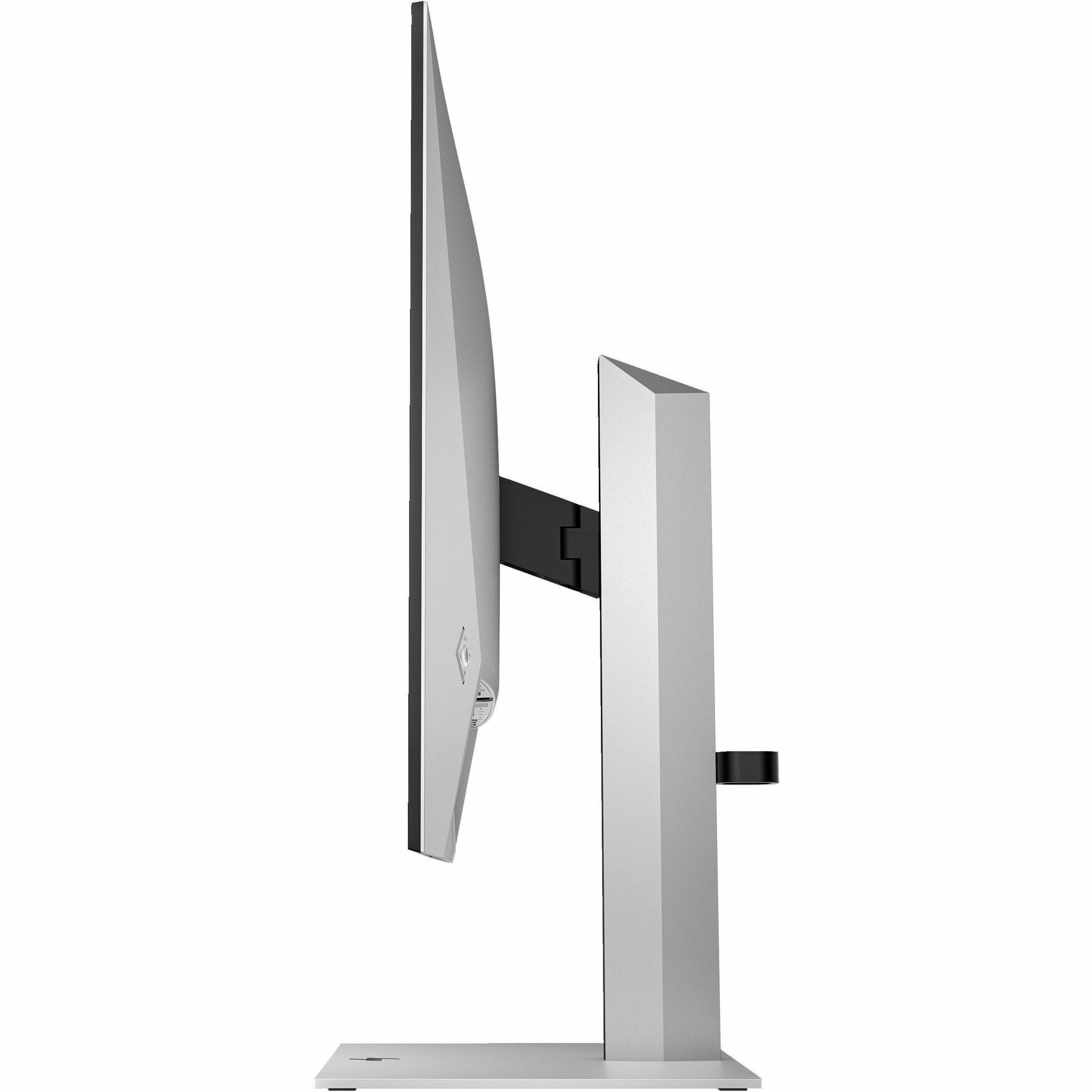 Left. HP - 24" IPS LCD 100Hz Monitor (USB, HDMI) - Black, Silver.