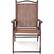 Alt View 6. Costway - Costway Set of 2 Patio Folding Sling Back Chairs Camping Deck Garden Beach - Brown.