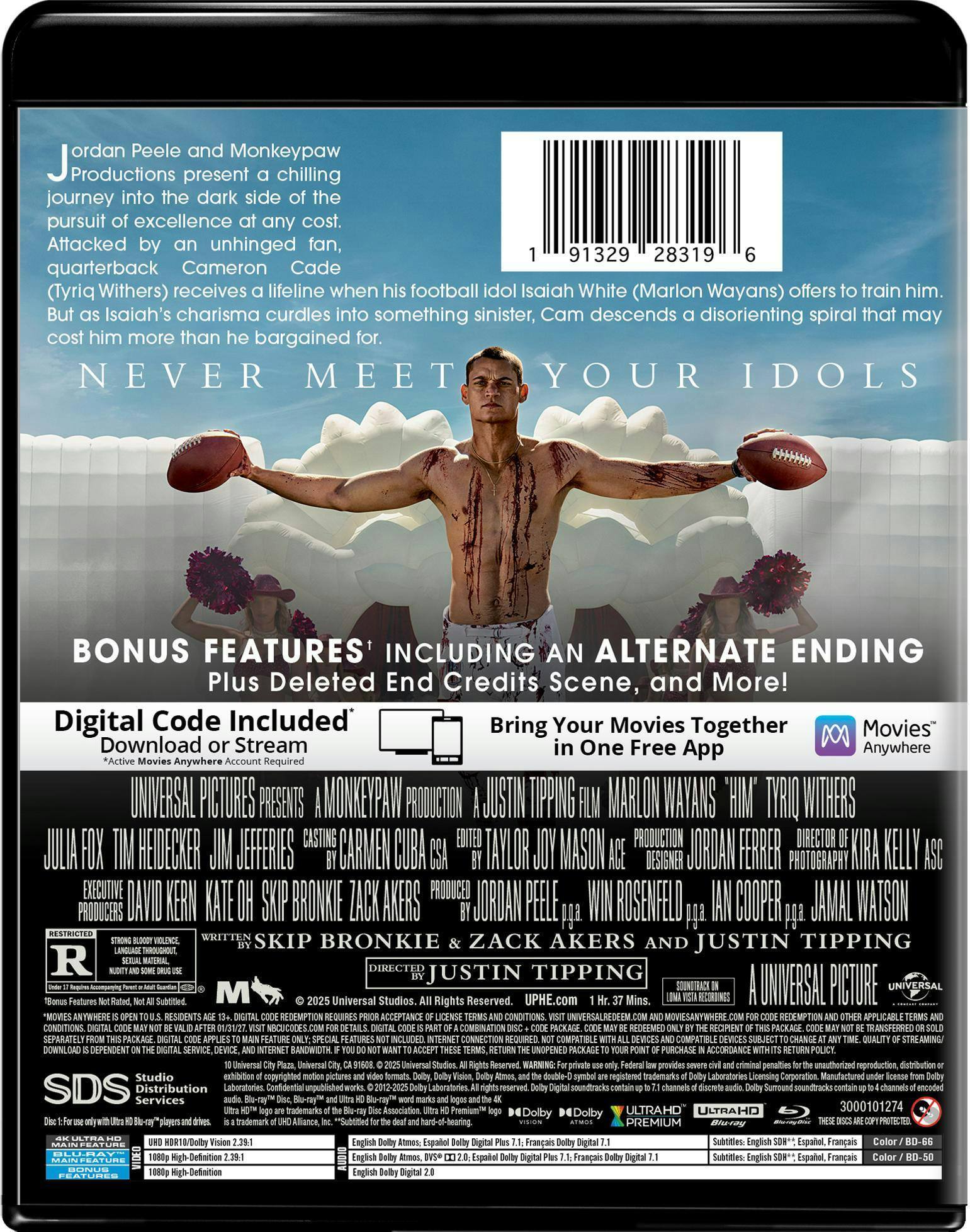 Back. HIM   - 4K Blu-Ray.