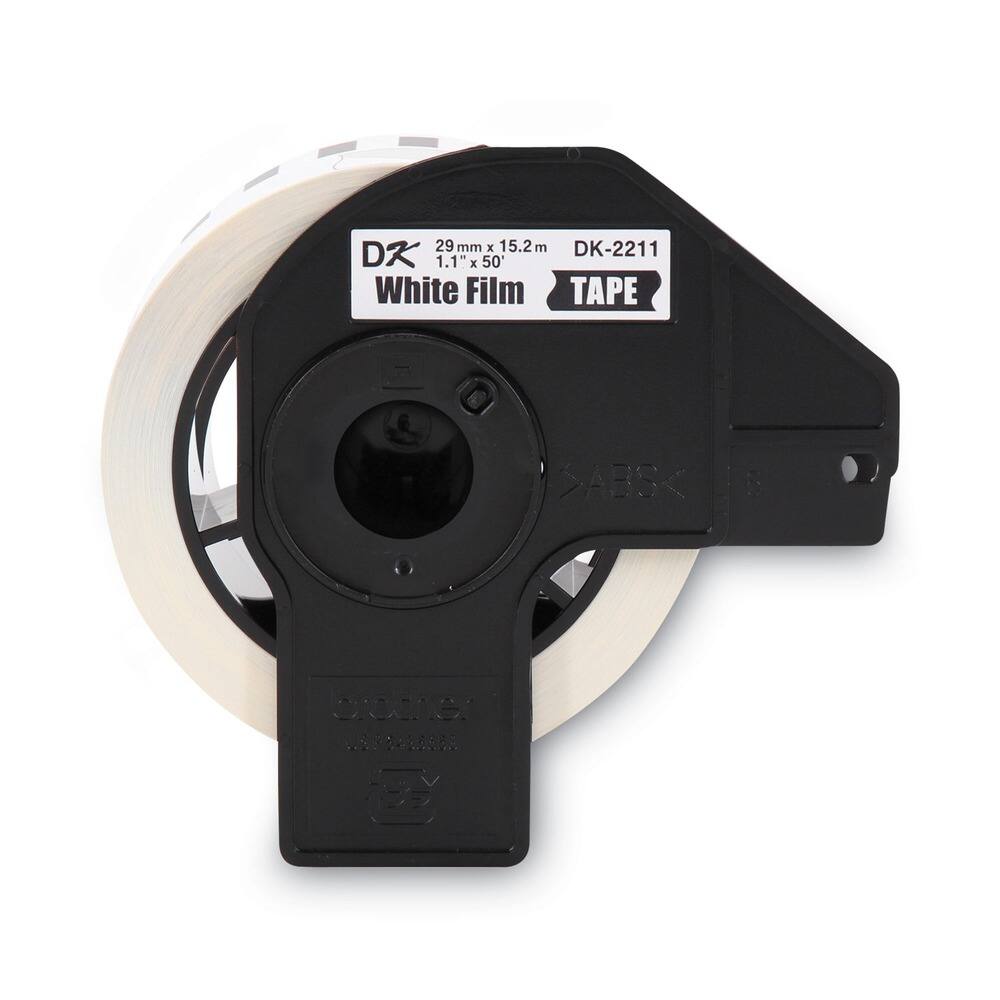 29 mm x 15.2 m DK-2211  
1.1" x 50 White Film TAPE  
ABS