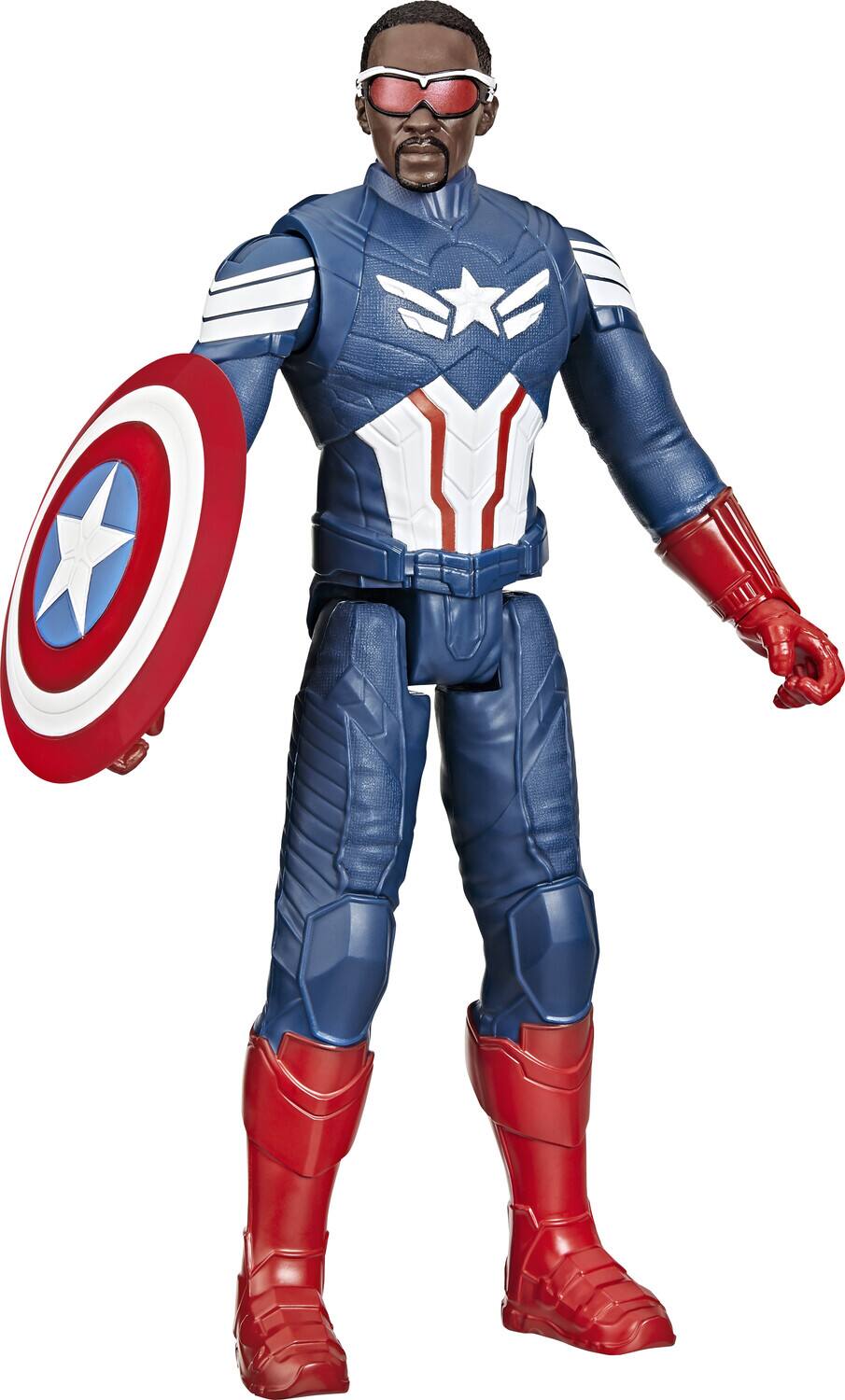 Alt View 1. Hasbro - Hasbro Collectibles - Marvel Avengers - Titan Hero Series - 12" Captain America Brave New World - COLLECTIBLES - Multicolor.