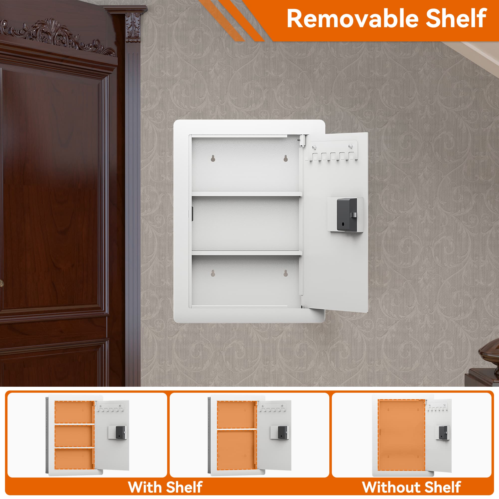 Removable Shelf

With Shelf

Without Shelf
